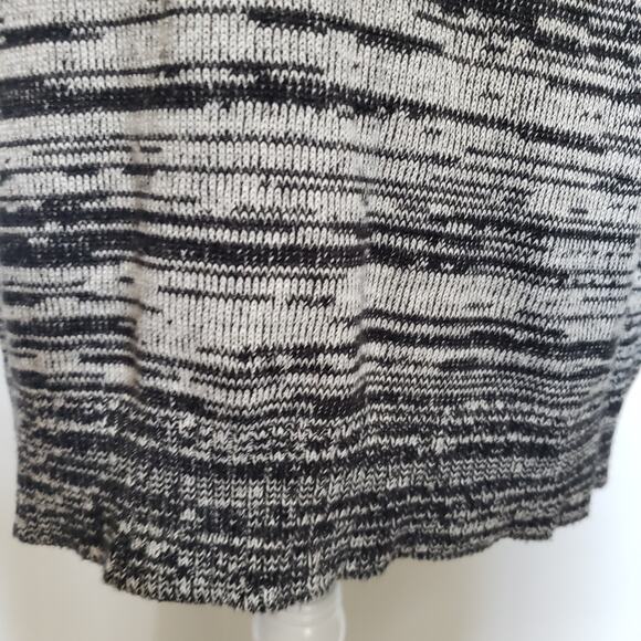 Express Sweater Womens Dress Sz M Preppy Marled Fall Cozy Cowl Neck Hombre Gray - Picture 12 of 13